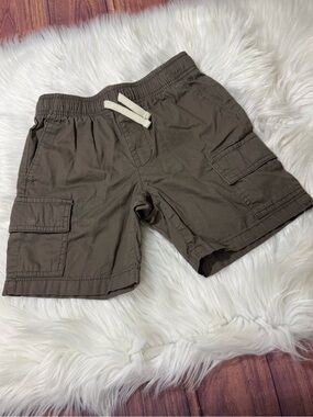 Old Navy Brown Pull-On Relaxed Fit Cargo Shorts - Boys Size M (8)